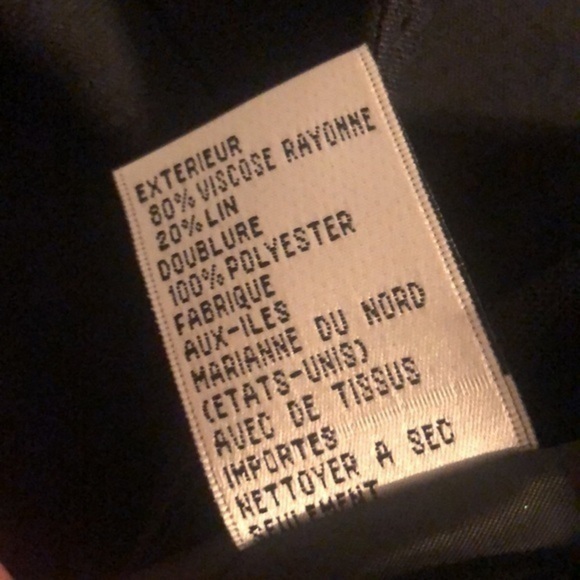 Talbots size 2 petite double breasted black blazer with gold buttons‎ - Picture 6 of 7